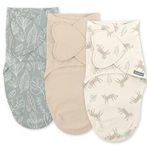 SwaddleMe by Ingenuity Monogram Collection Baby Swaddle